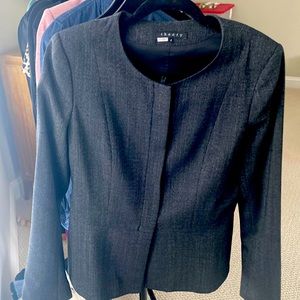 Peplum theory blazer